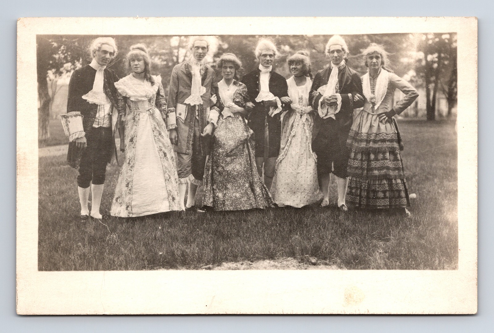 RPPC Actors? Portrait in Costume Men Women Real Photo Postcard