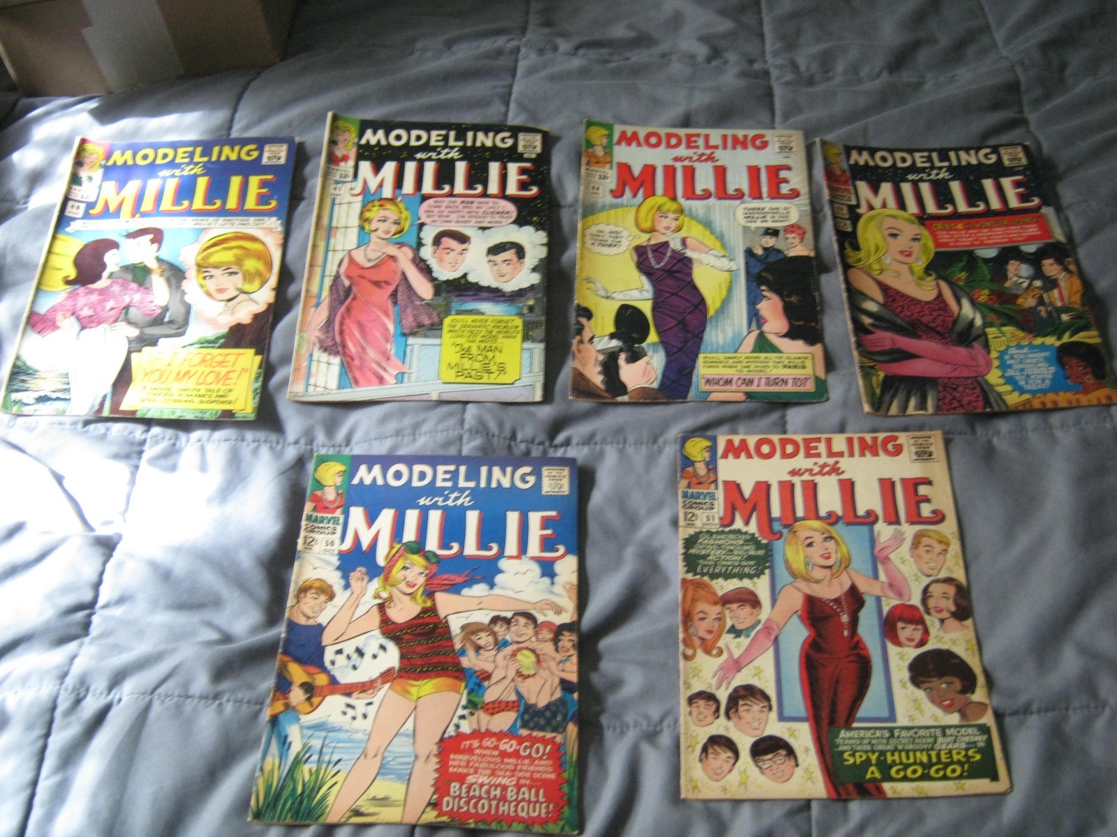 Vintage Marvel Modeling with Millie Comic Lot of 6 #40 41 50 51 44 48 Vintage Marvel Modeling with Millie Comic Lot of 6 #40 41 50 51 44 48