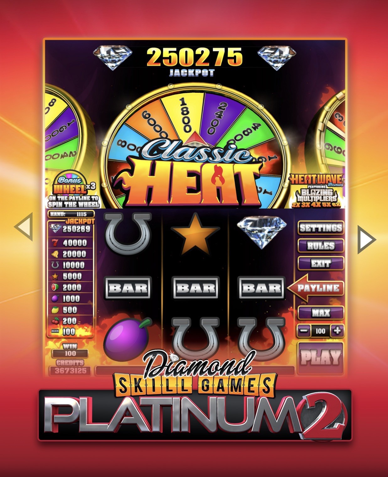 Diamond Skill Games Platinum 2, SSD only, tested working Diamond Skill Games Platinum 2, SSD only, tested working