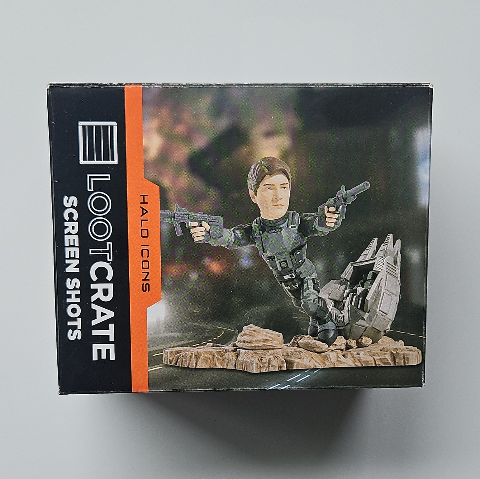 Loot Crate Halo Icons ODST Buck Figure Exclusive w/ Accessory Plastic