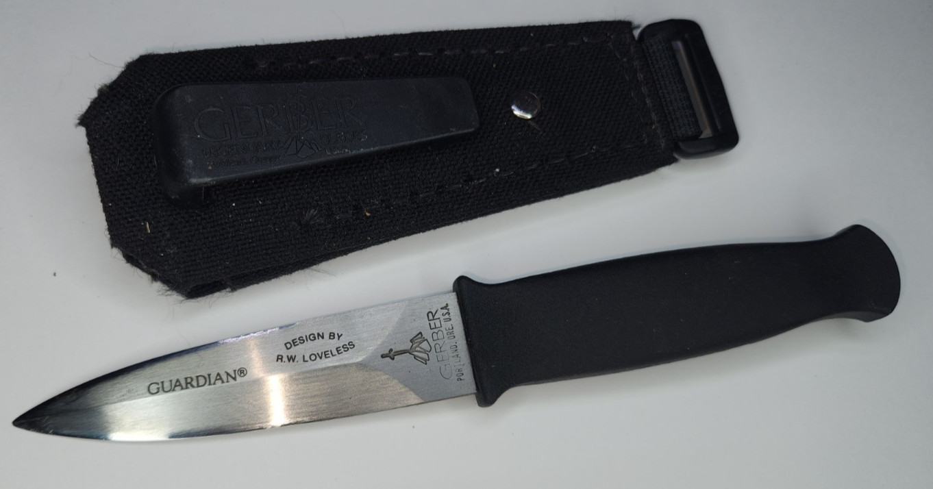 Vintage Gerber Guardian RW Loveless Knife Dagger Vintage Gerber Guardian RW Loveless Knife Dagger