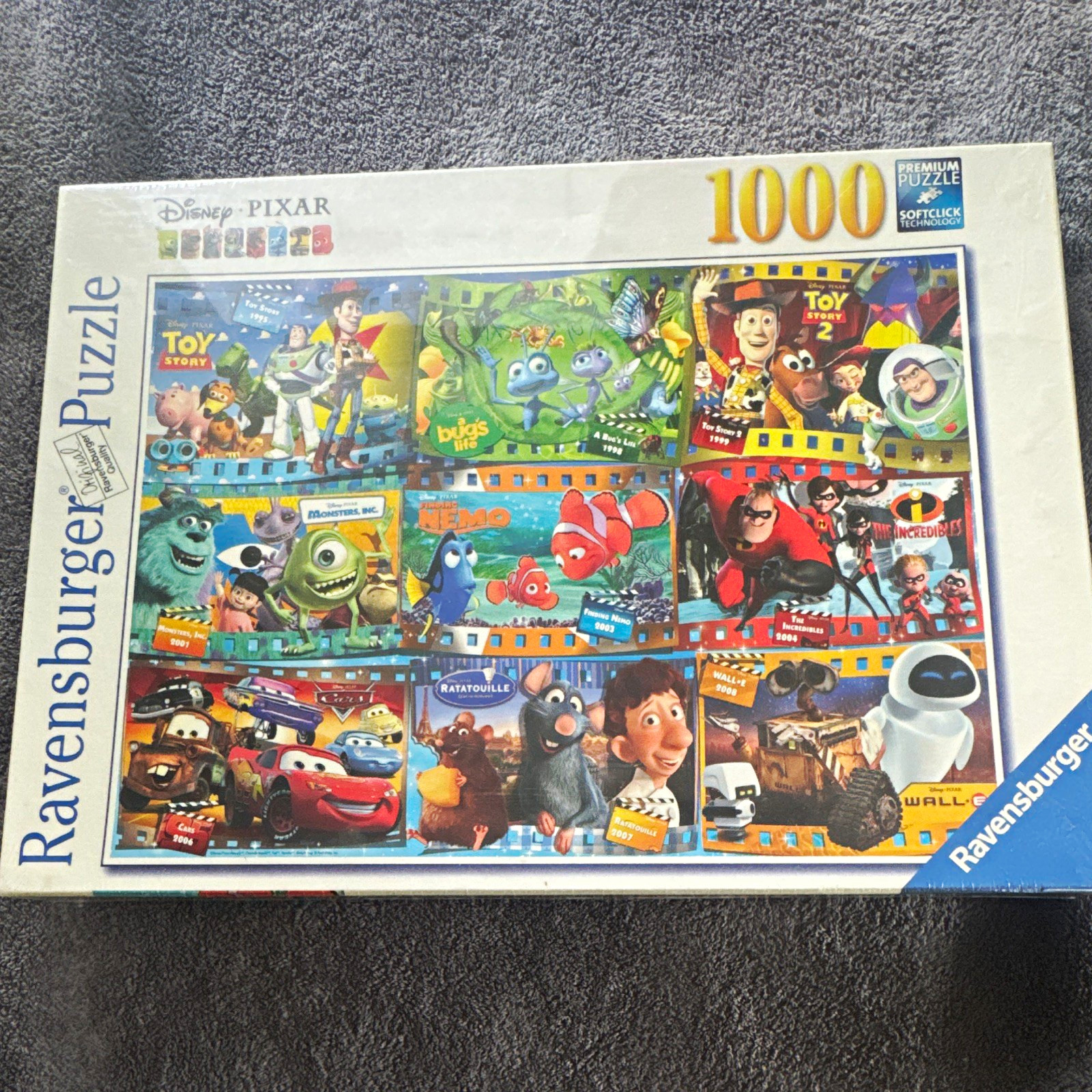Ravensburger Disney Pixar 1000 Piece Premium Jigsaw Puzzle Softclick 70 x 50 cm