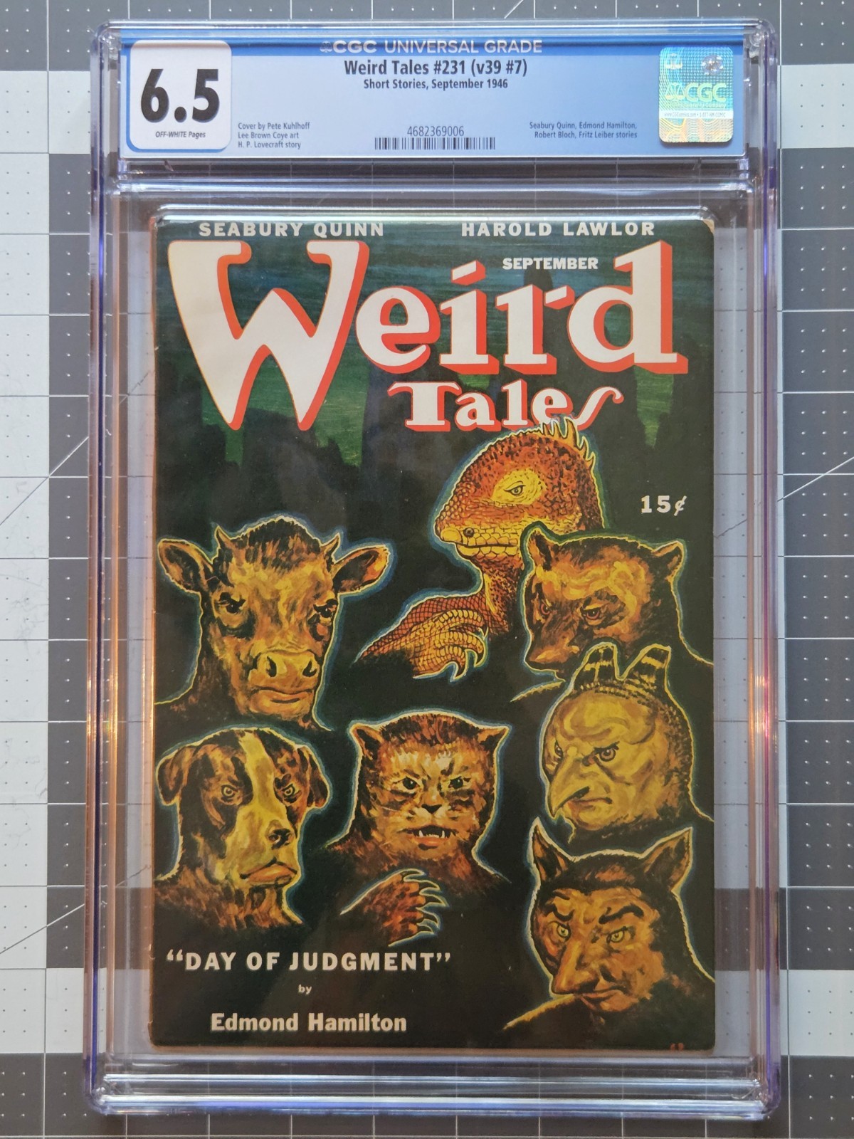 Weird Tales - September 1946 - Vol. 39 #7 - (Lovecraft, Quinn, Bloch, Hamilton) Weird Tales - September 1946 - Vol. 39 #7 - (Lovecraft, Quinn, Bloch, Hamilton)