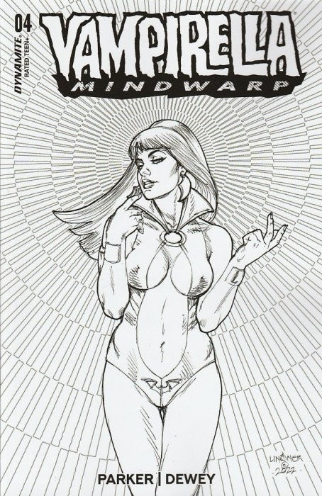 Vampirella Mind Warp #4G VF/NM; Dynamite | 1:15 variant Linsner - w/Bag+Board Vampirella Mind Warp #4G VF/NM; Dynamite | 1:15 variant Linsner - w/Bag+Board