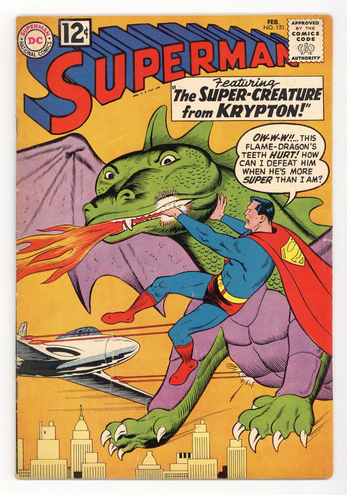 Superman #151 GD/VG 3.0 1962