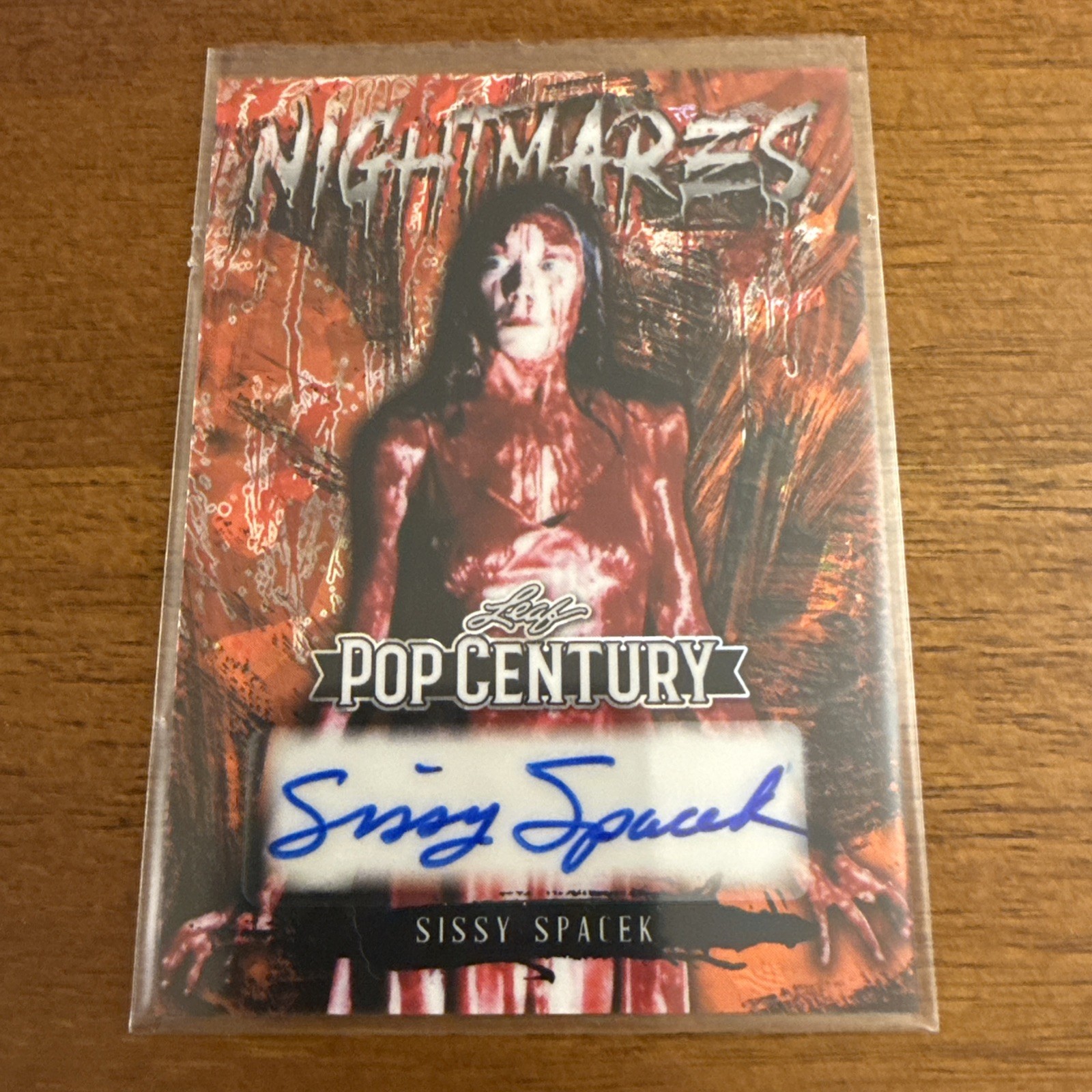 2026 Leaf Pop Century SISSY SPACEK Nightmares Auto Orange Crystal 3/3 (Carrie)