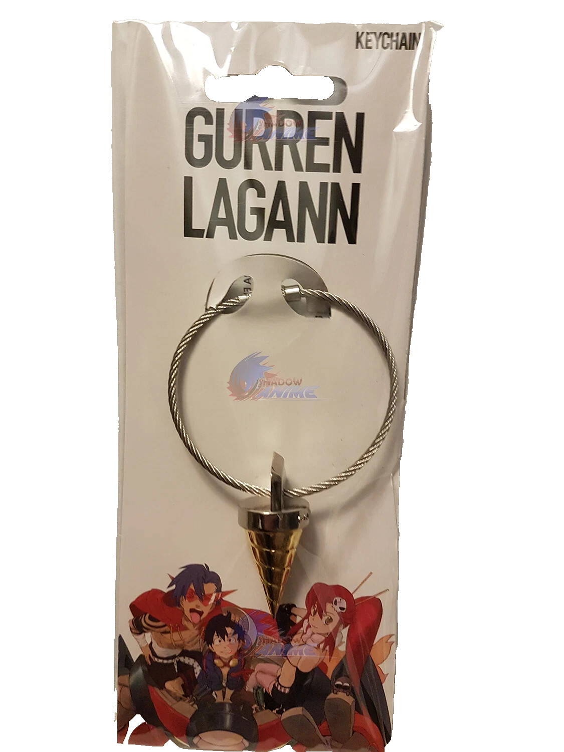 Gurren Lagann Tengen Toppa Core Drill Keychain Anime Licensed NEW
