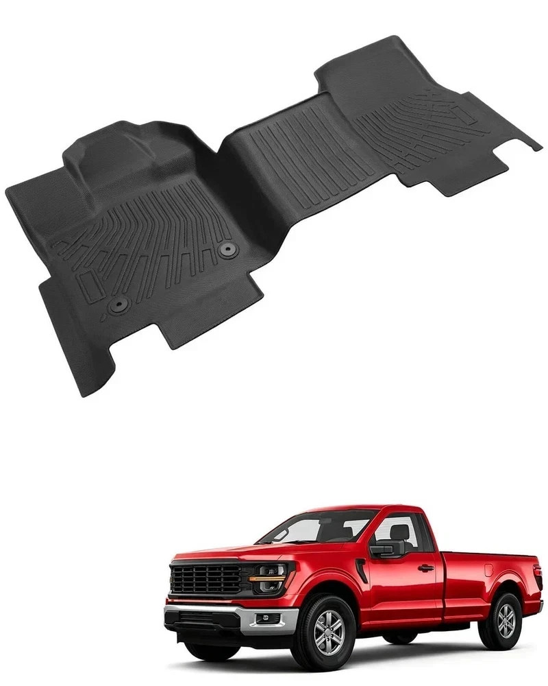 Car Floor Mats for Ford F150 2015-2026 Regular Cab, Front Truck Carpet Mat Car Floor Mats for Ford F150 2015-2026 Regular Cab, Front Truck Carpet Mat