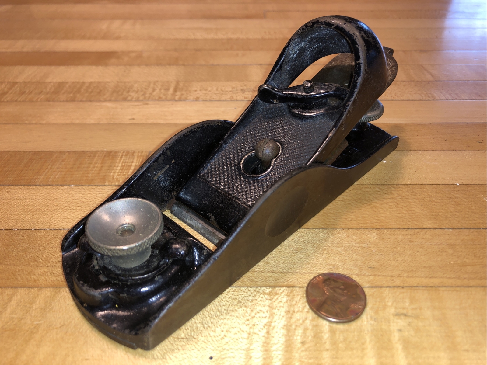 Early CRAFTSMAN Tools Oval Logo Adjustable Throat Woodworking Block Plane 306 BL