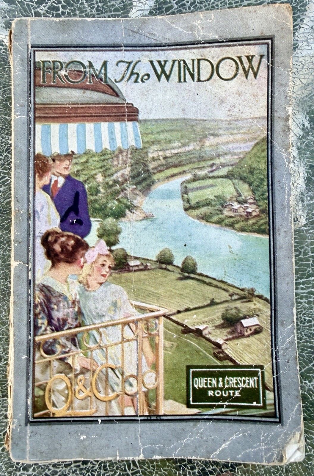 Antique 1916 QUEEN & CRESCENT ROUTE Railroad From The Window Scenery Directory Antique 1916 QUEEN & CRESCENT ROUTE Railroad From The Window Scenery Directory