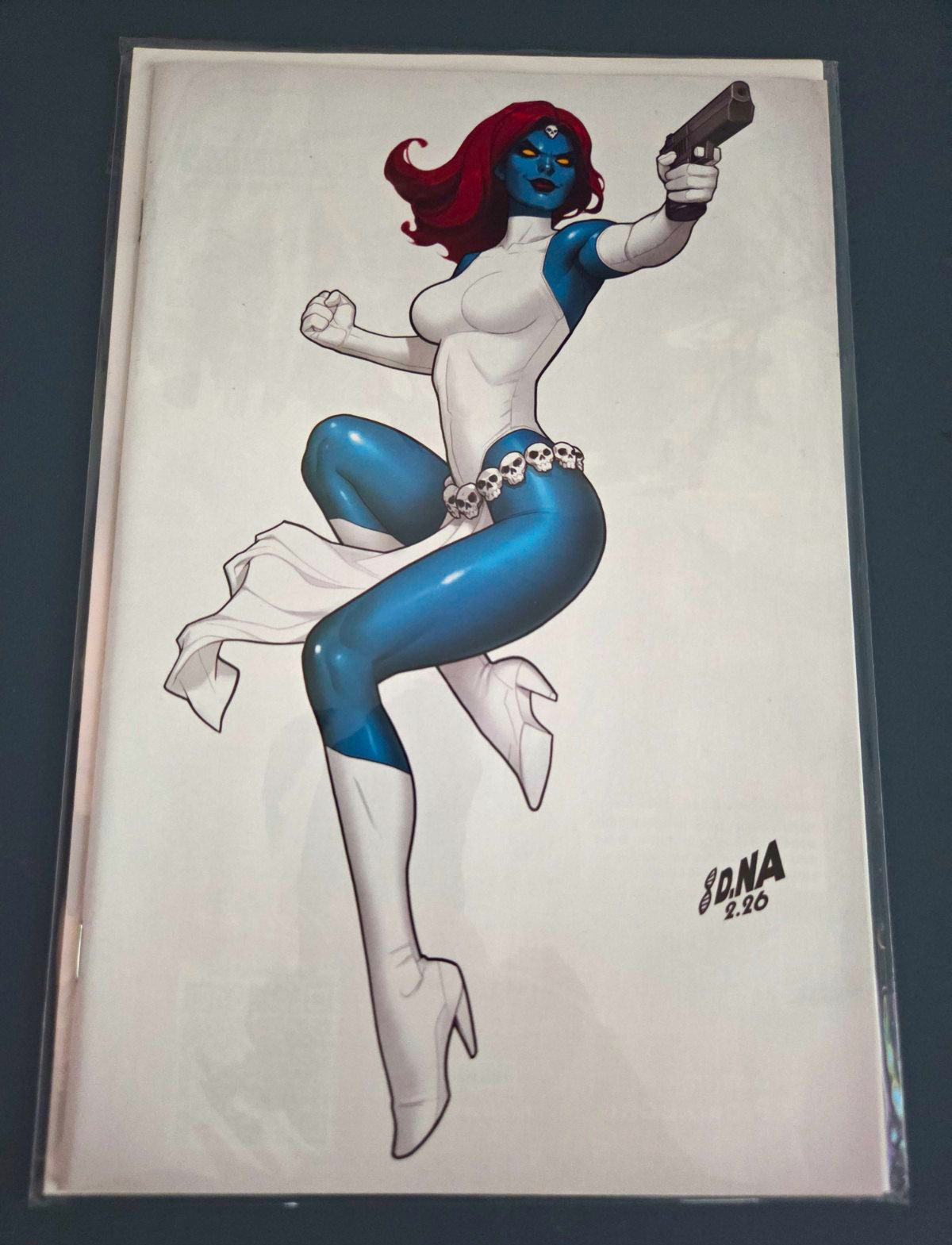 X-MEN #28 David Nakayama 1:50 White Color Block Virgin Variant Marvel Comics