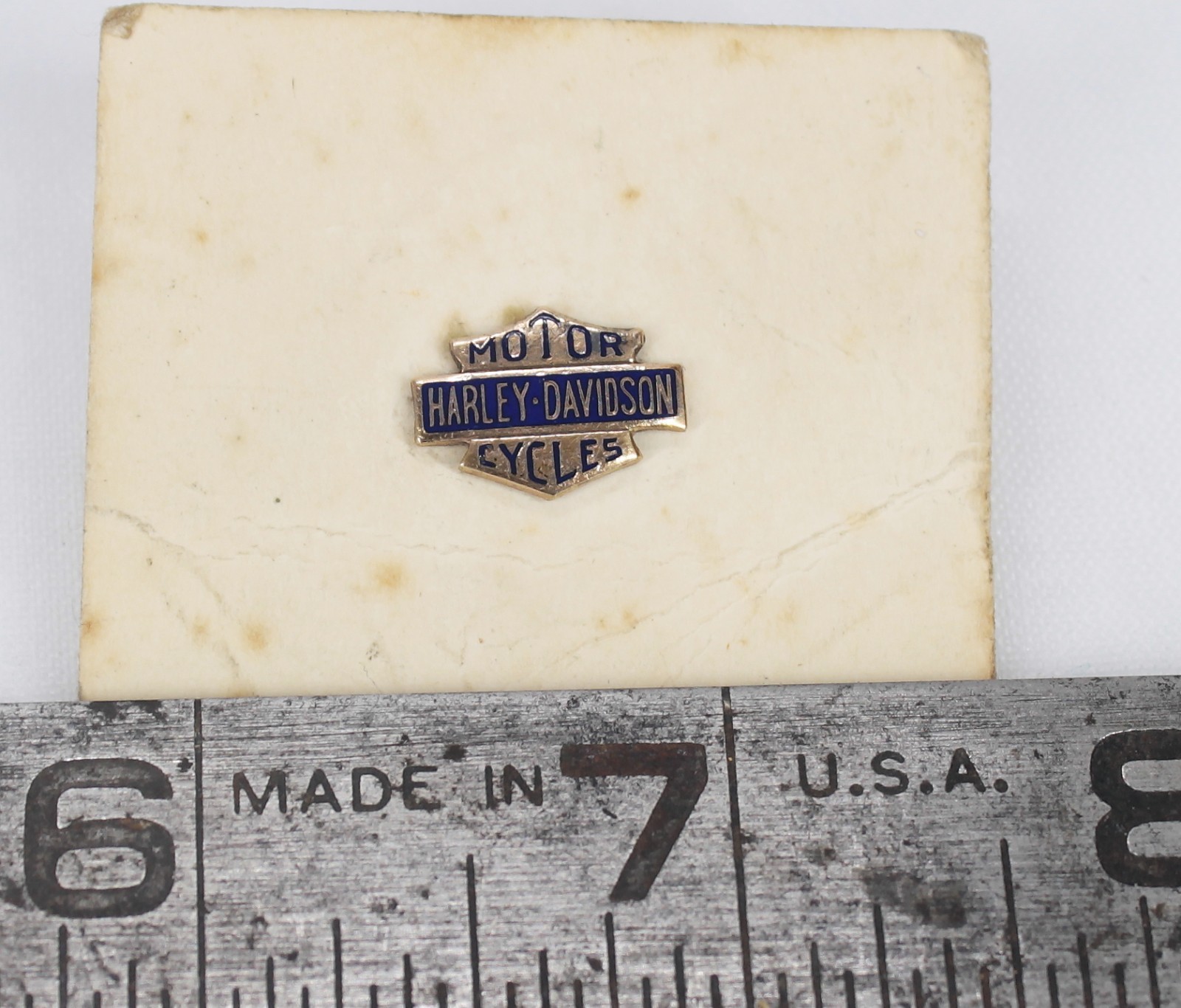 Vintage 1920s Harley Davidson Motorcycle Lapel Pin Bar And Shield RARE GREAT Vintage 1920s Harley Davidson Motorcycle Lapel Pin Bar And Shield RARE GREAT