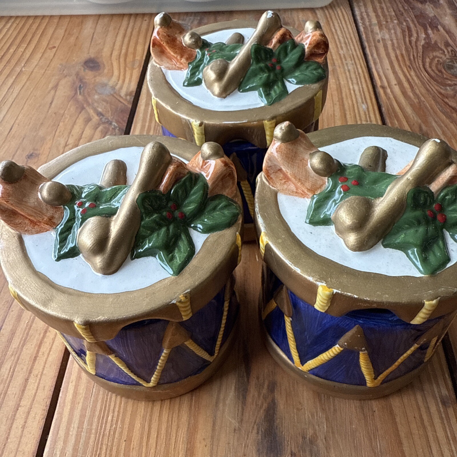 Whimsy Christmas by BLOCK Set 3 Jars & Lid 4 Whimsy Christmas by BLOCK Set 3 Jars & Lid 4