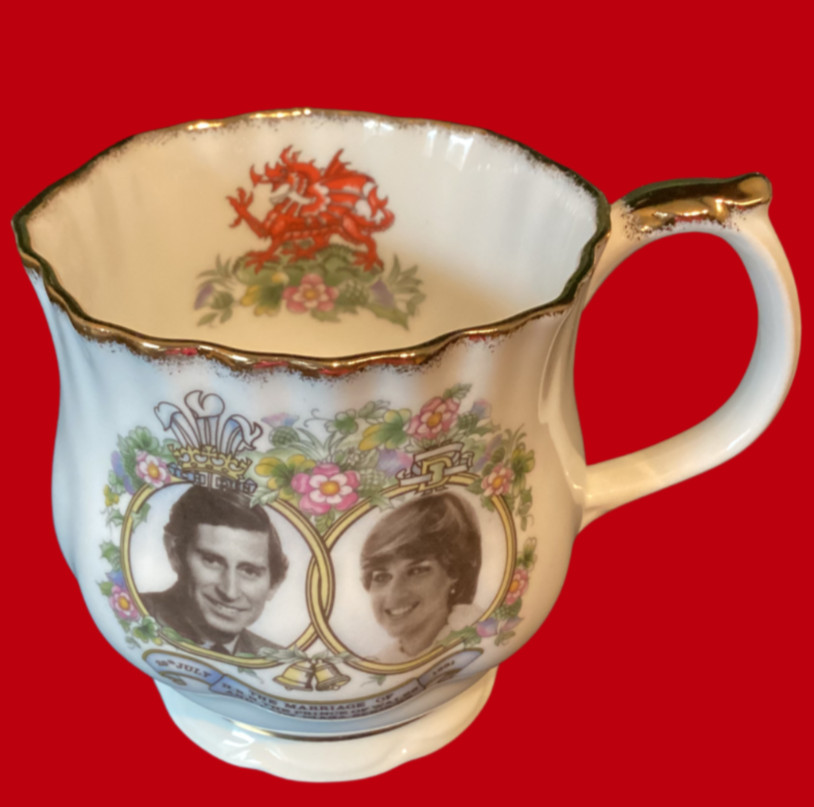 Princess Diana & Charles Wedding Loving Cup Elizabethan Fine Bone China  1981