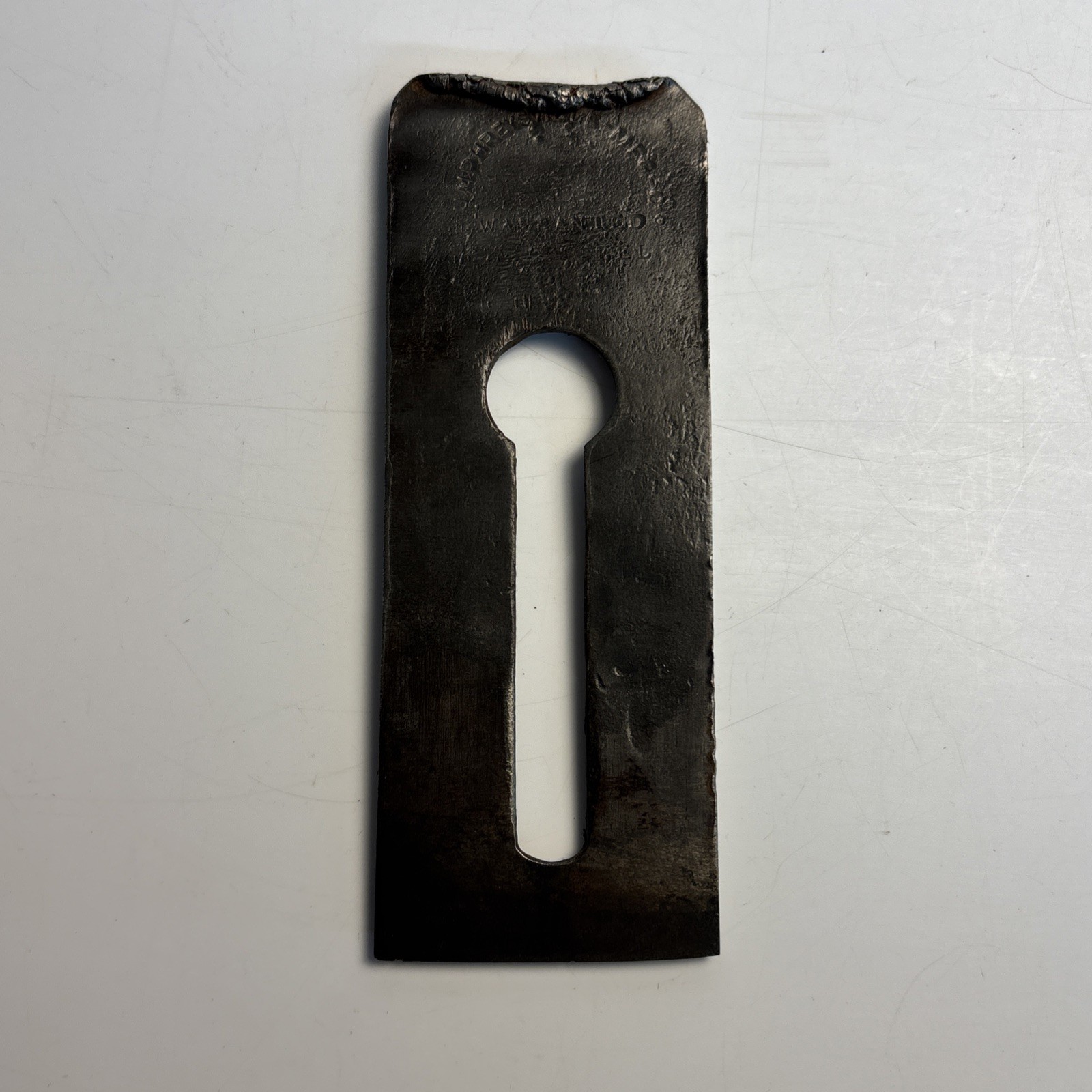 Antique Humphreysville Mfg Co Warranted Steel 2” Plane Iron Blade 5.5” Antique Humphreysville Mfg Co Warranted Steel 2” Plane Iron Blade 5.5”