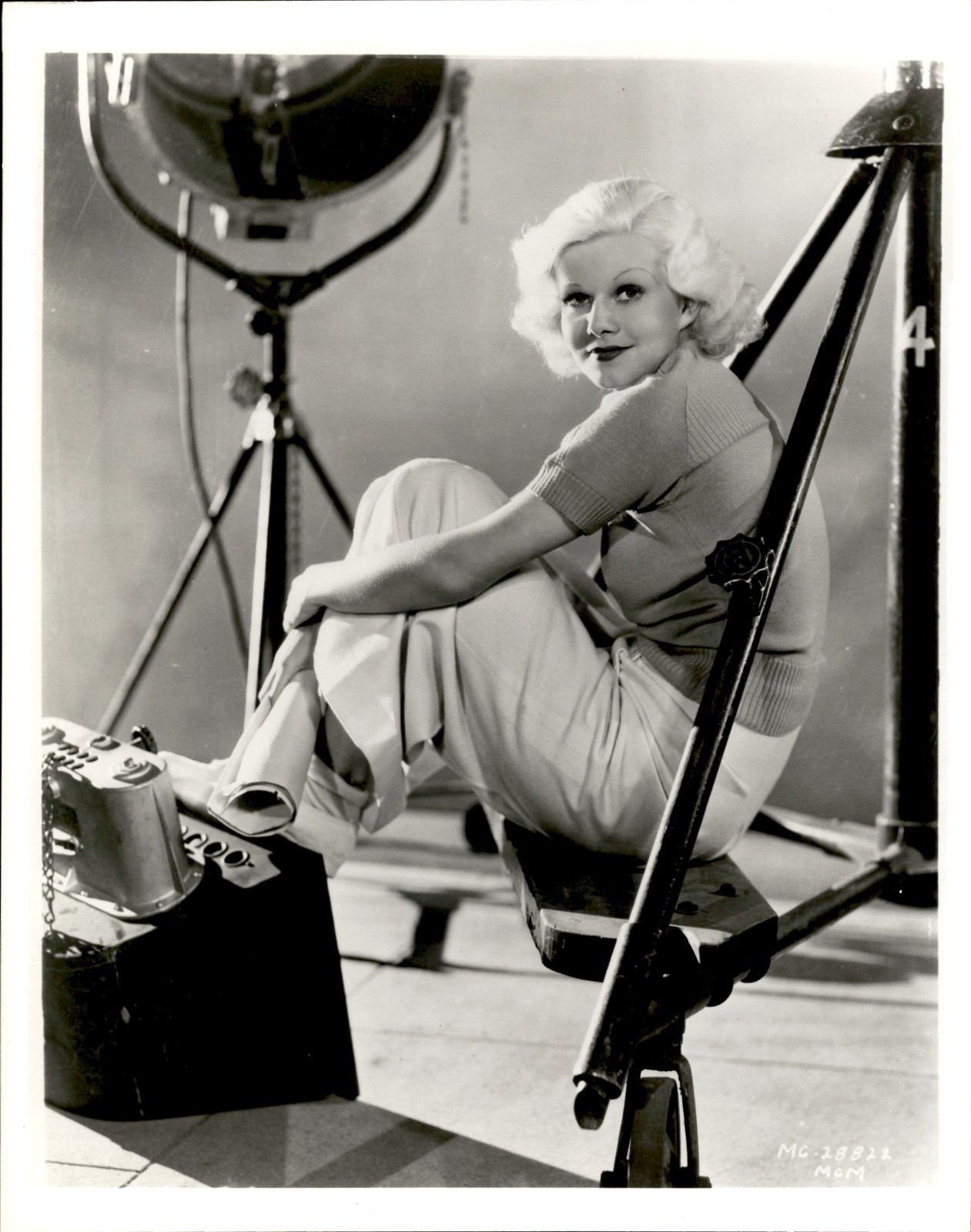 LD432 2nd Gen Restrike Photo JEAN HARLOW 1930s PLATINUM BLONDE MGM ACTRESS LD432 2nd Gen Restrike Photo JEAN HARLOW 1930s PLATINUM BLONDE MGM ACTRESS