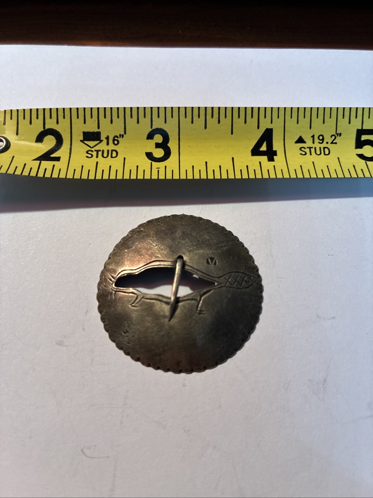 Hudson Bay Brooch Beaver Marked V Rare Hudson Bay Brooch Beaver Marked V Rare