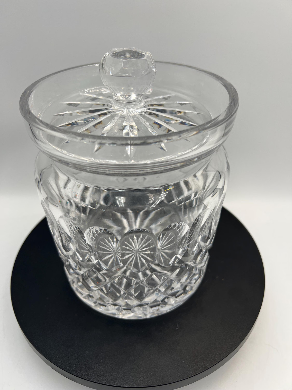 Vintage Waterford Lismore Crystal Biscuit Barrel Vintage Waterford Lismore Crystal Biscuit Barrel