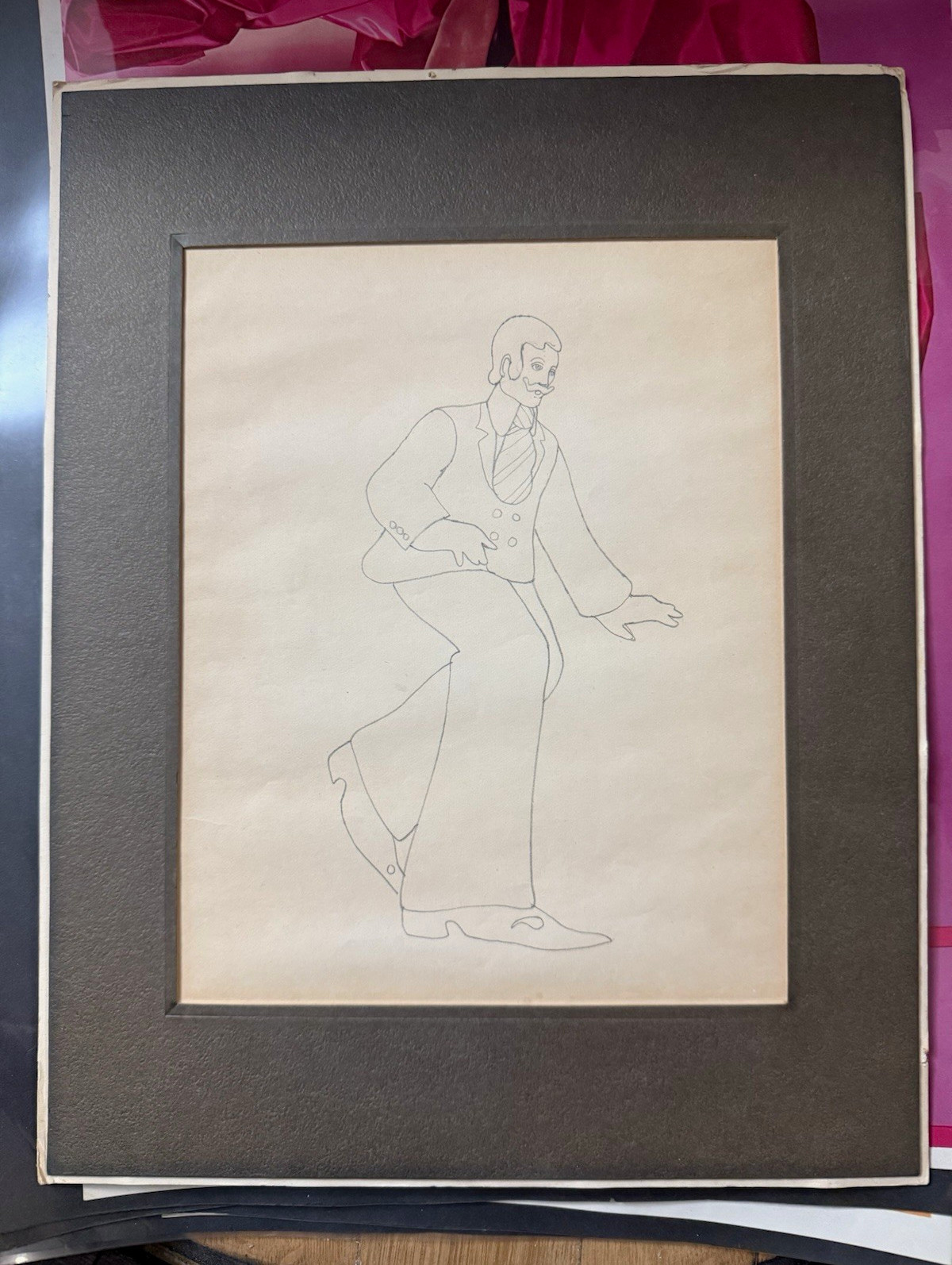 Beatles Yellow Submarine 1968 Original Production Drawing Blue Meanie Attack Beatles Yellow Submarine 1968 Original Production Drawing Blue Meanie Attack