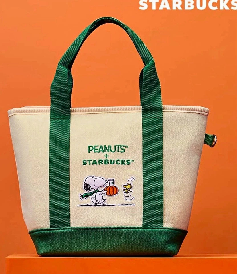 2026 Starbucks Peanuts Snoopy Tote Bag Fall Limited Edition Brand New 2026 Starbucks Peanuts Snoopy Tote Bag Fall Limited Edition Brand New