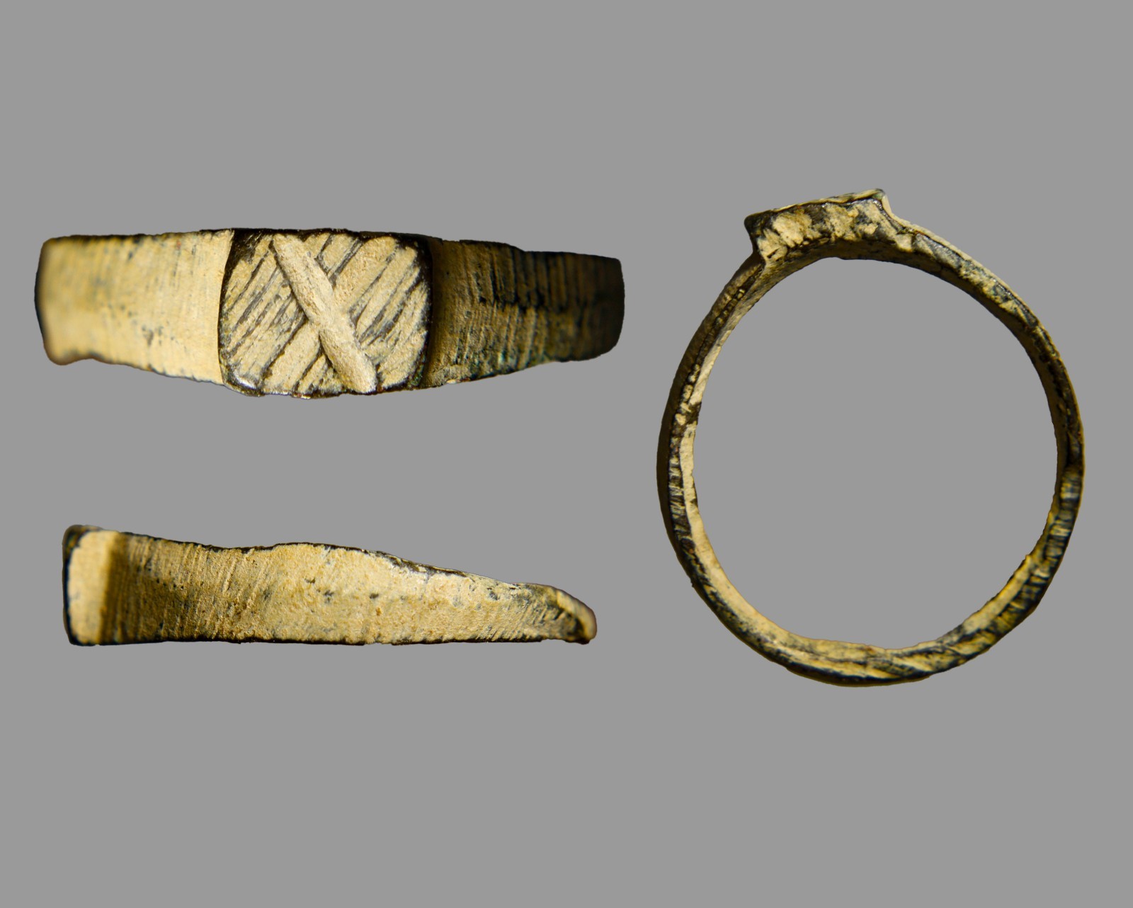 Ancient Roman Legio X Fretensis Bronze Ring Size 6-6.5 c. 70-250 AD COA Ancient Roman Legio X Fretensis Bronze Ring Size 6-6.5 c. 70-250 AD COA