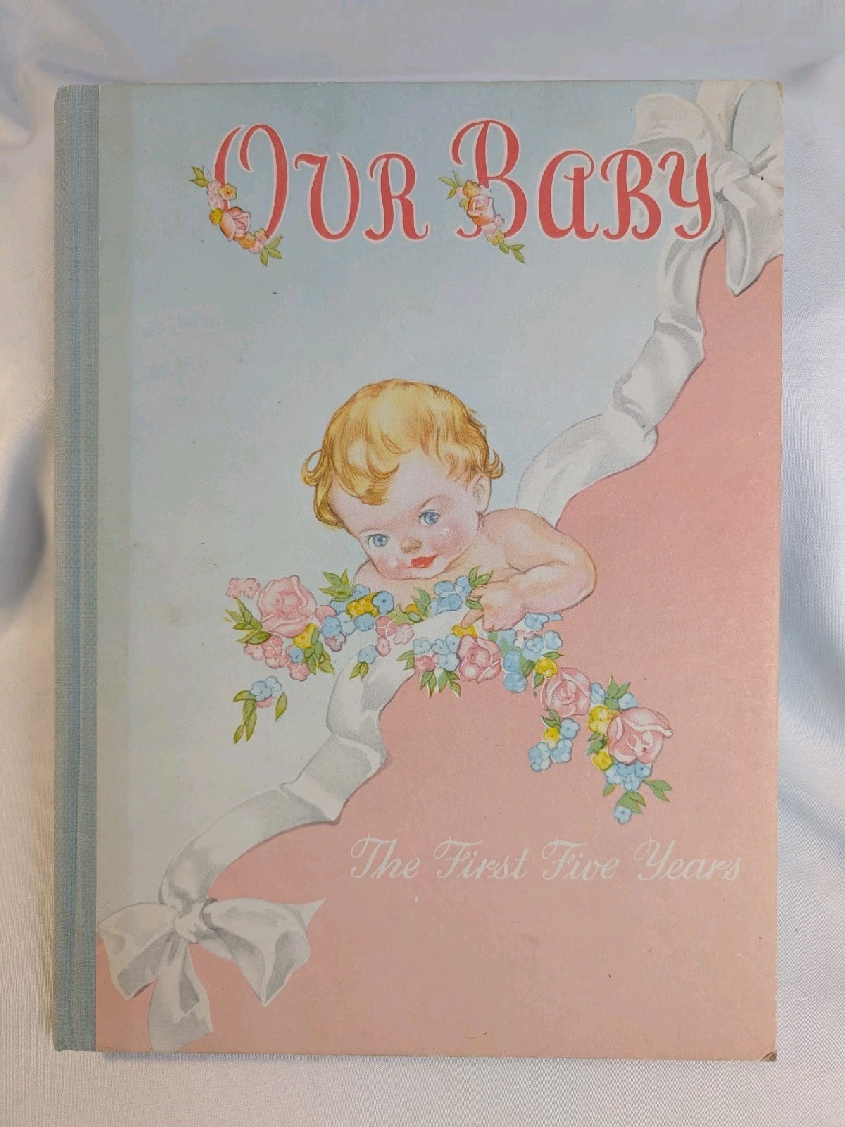 Vintage 1946 Baby Book Filled 1950 Portland Sanitarium Ephemera Album Vintage 1946 Baby Book Filled 1950 Portland Sanitarium Ephemera Album