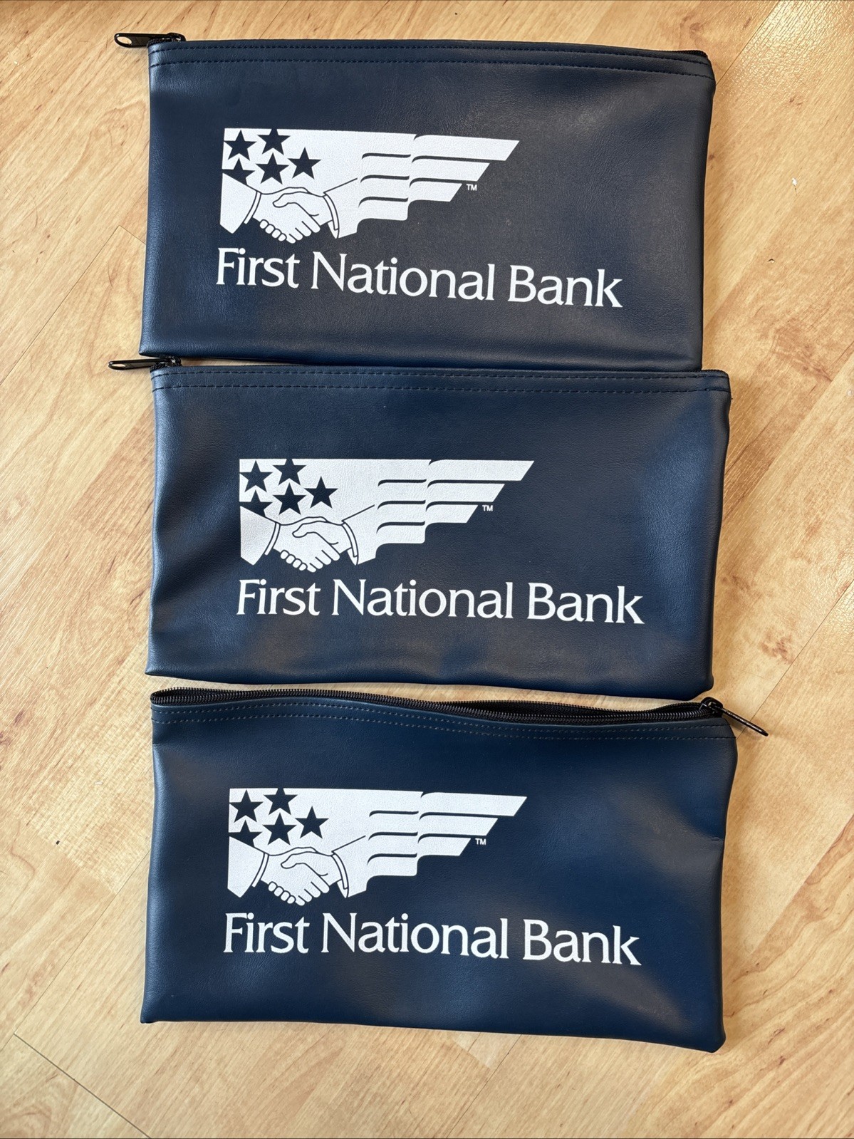 Vinyl Deposit Bank Bag First National Bank