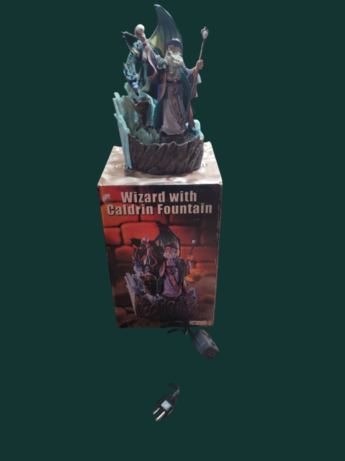 Wizard w\Waterfountain Wizard w\Waterfountain