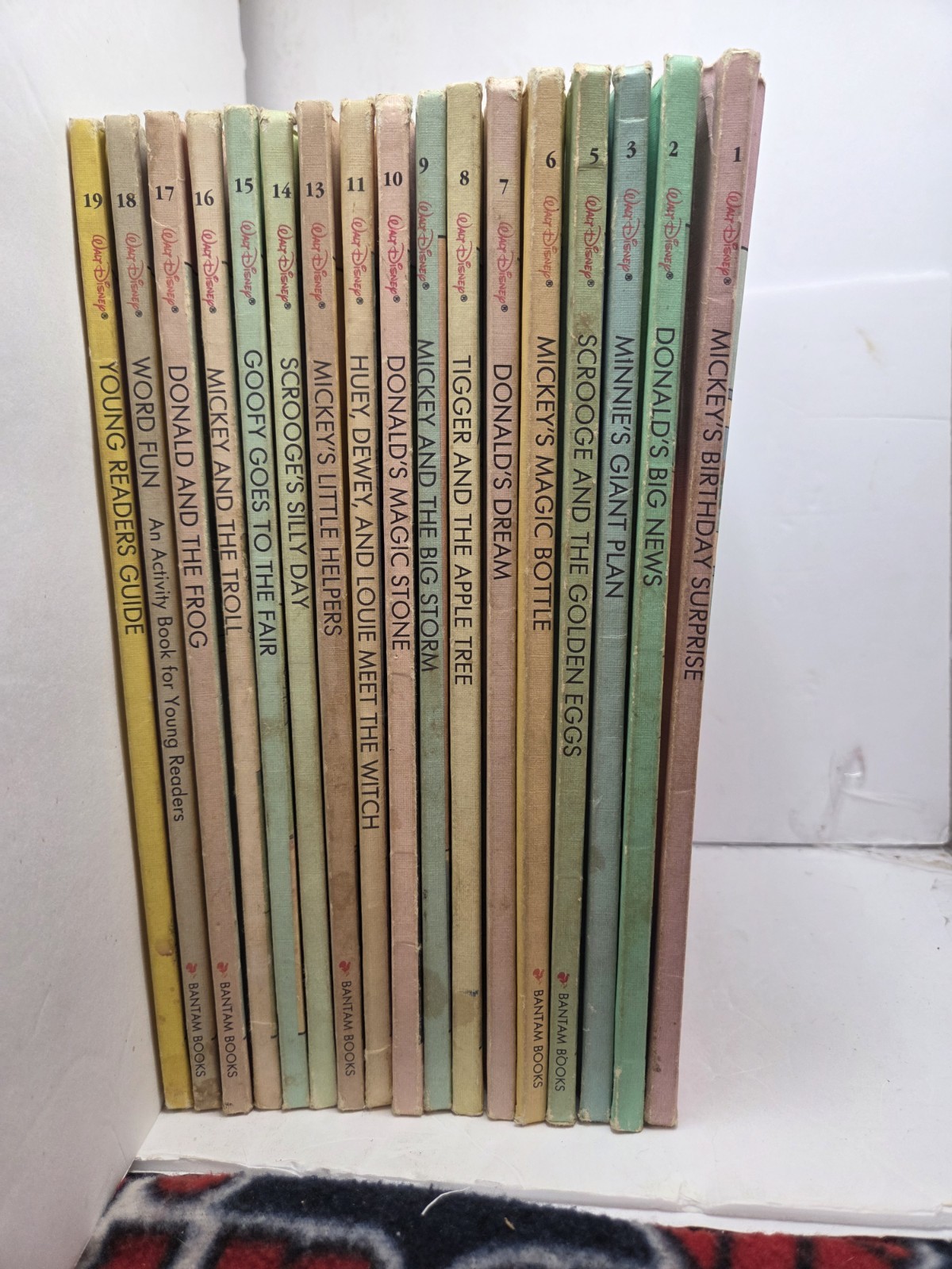 Vintage Mickey's Young Readers Library Disney Books Volumes 1-19 Missing 4 & 12 Vintage Mickey's Young Readers Library Disney Books Volumes 1-19 Missing 4 & 12