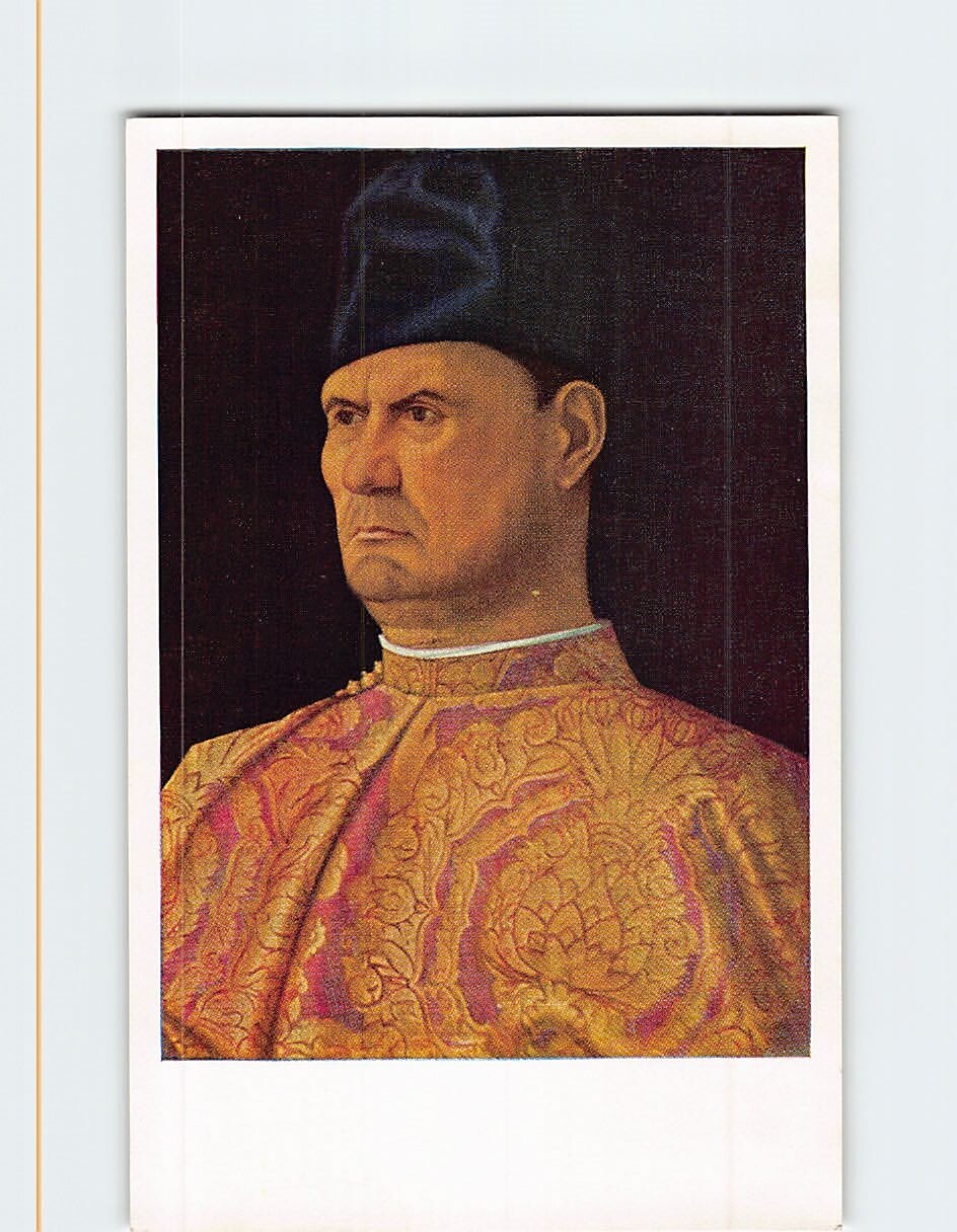 Postcard Portrait of a Condottiere by Giovanni Bellini National Gallery of Art
