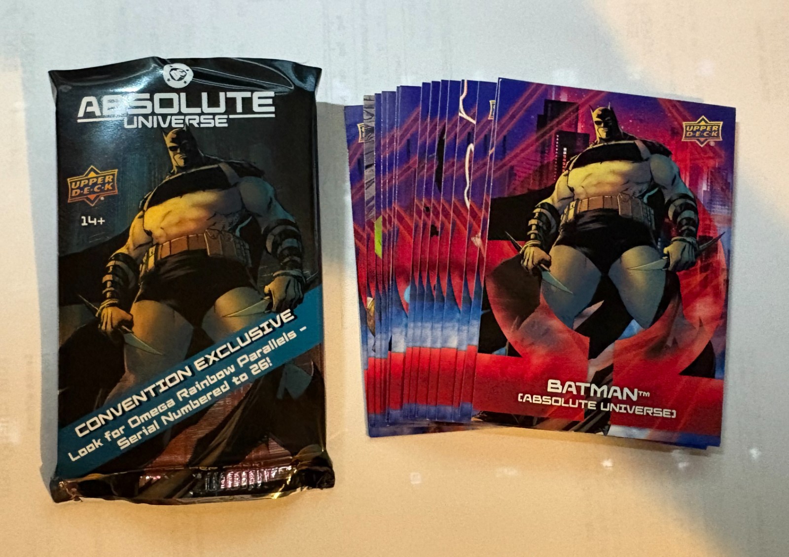 SDCC 2026 Upper Deck Convention Exclusive DC Absolute Universe Set of 15 Batman
