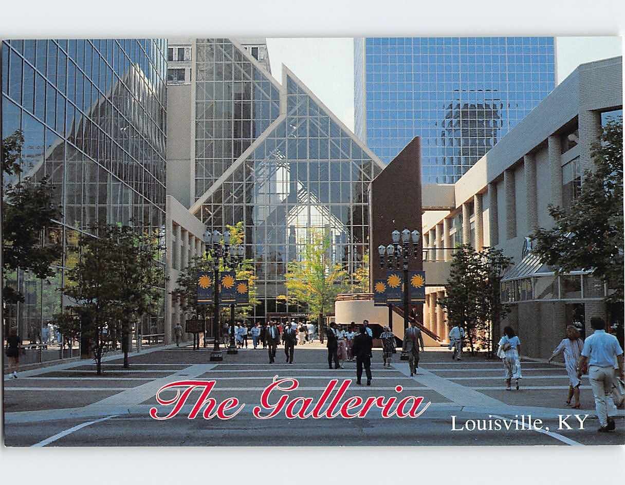 Postcard - The Galleria, Louisville, Kentucky, USA