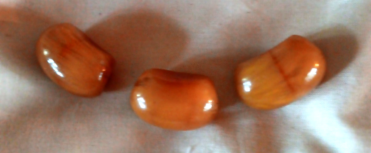 Vintage Trio Huge Bakelite Beads