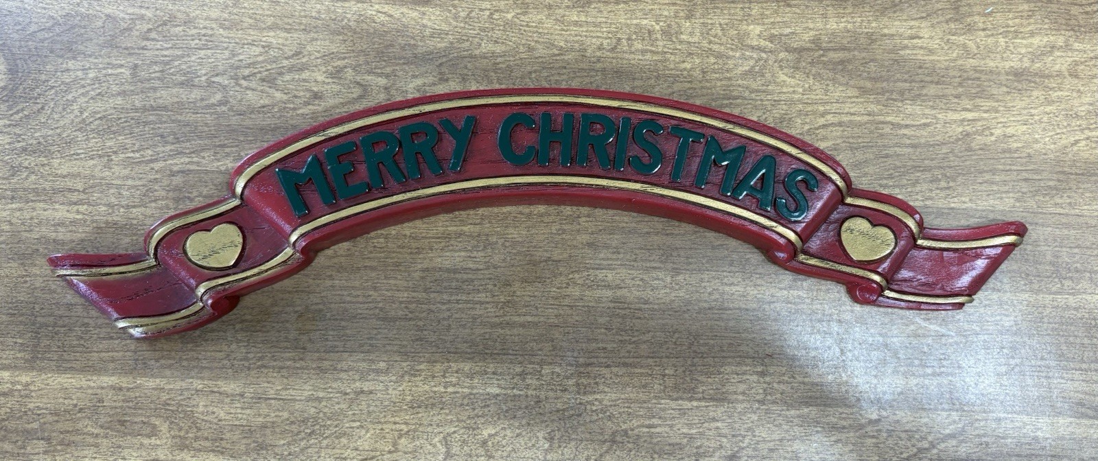 Vintage Homco Merry Christmas Banner Sign 15\ Vintage Homco Merry Christmas Banner Sign 15\