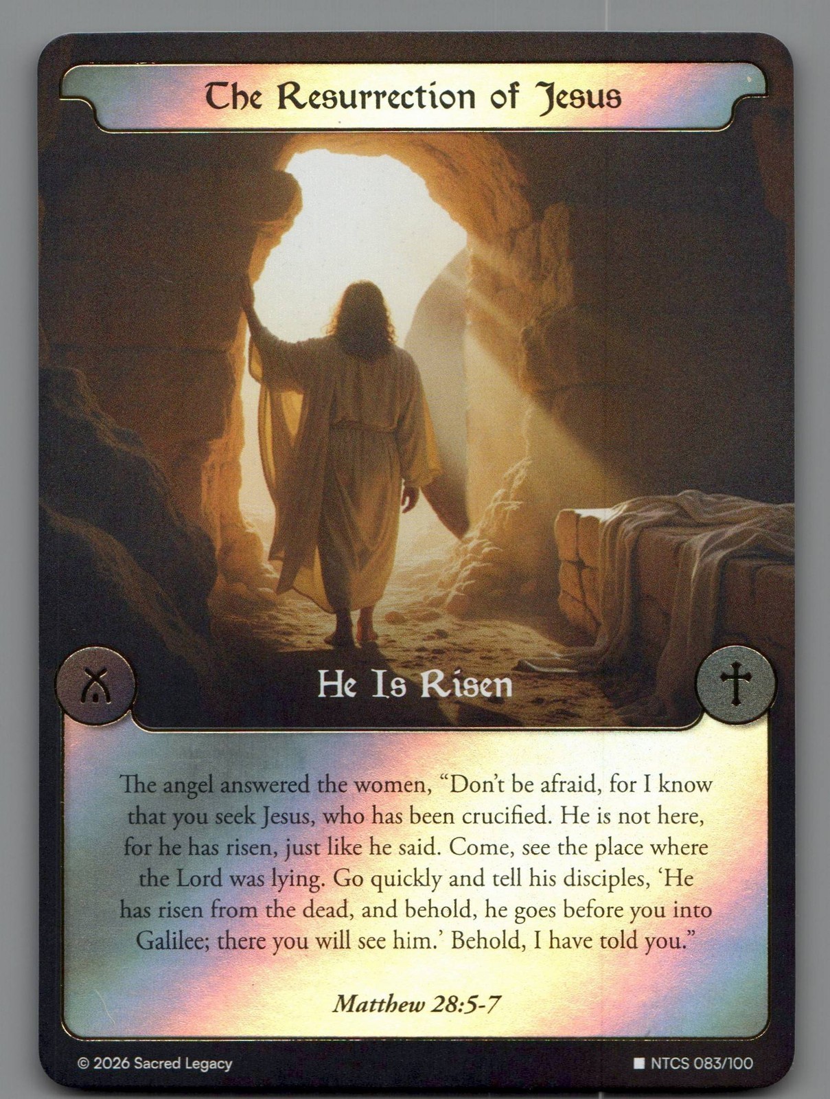 2026 Sacred Legacy 083/100 The Resurrection of Jesus 2026 Sacred Legacy 083/100 The Resurrection of Jesus