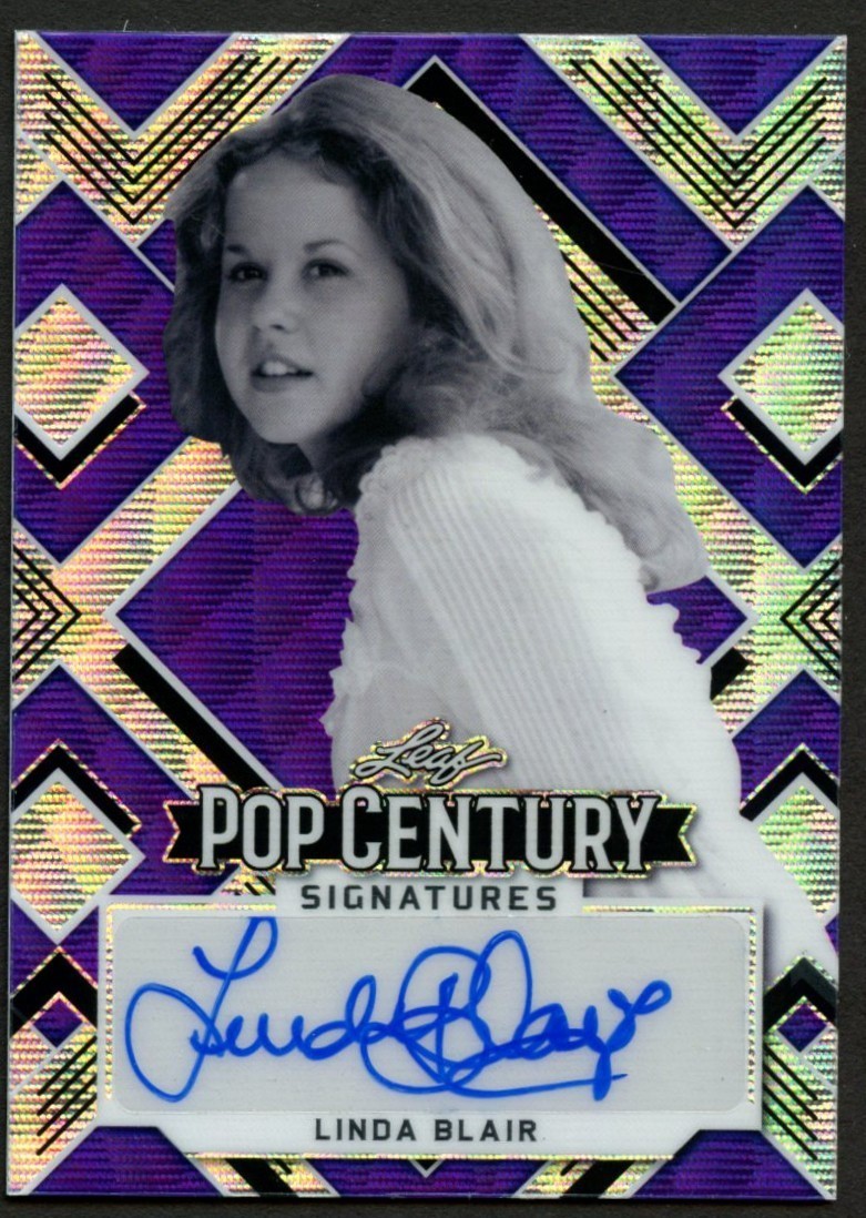 Linda Blair signed autograph 2022 Leaf Pop Century Card The Exorcist 2/15 Linda Blair signed autograph 2022 Leaf Pop Century Card The Exorcist 2/15