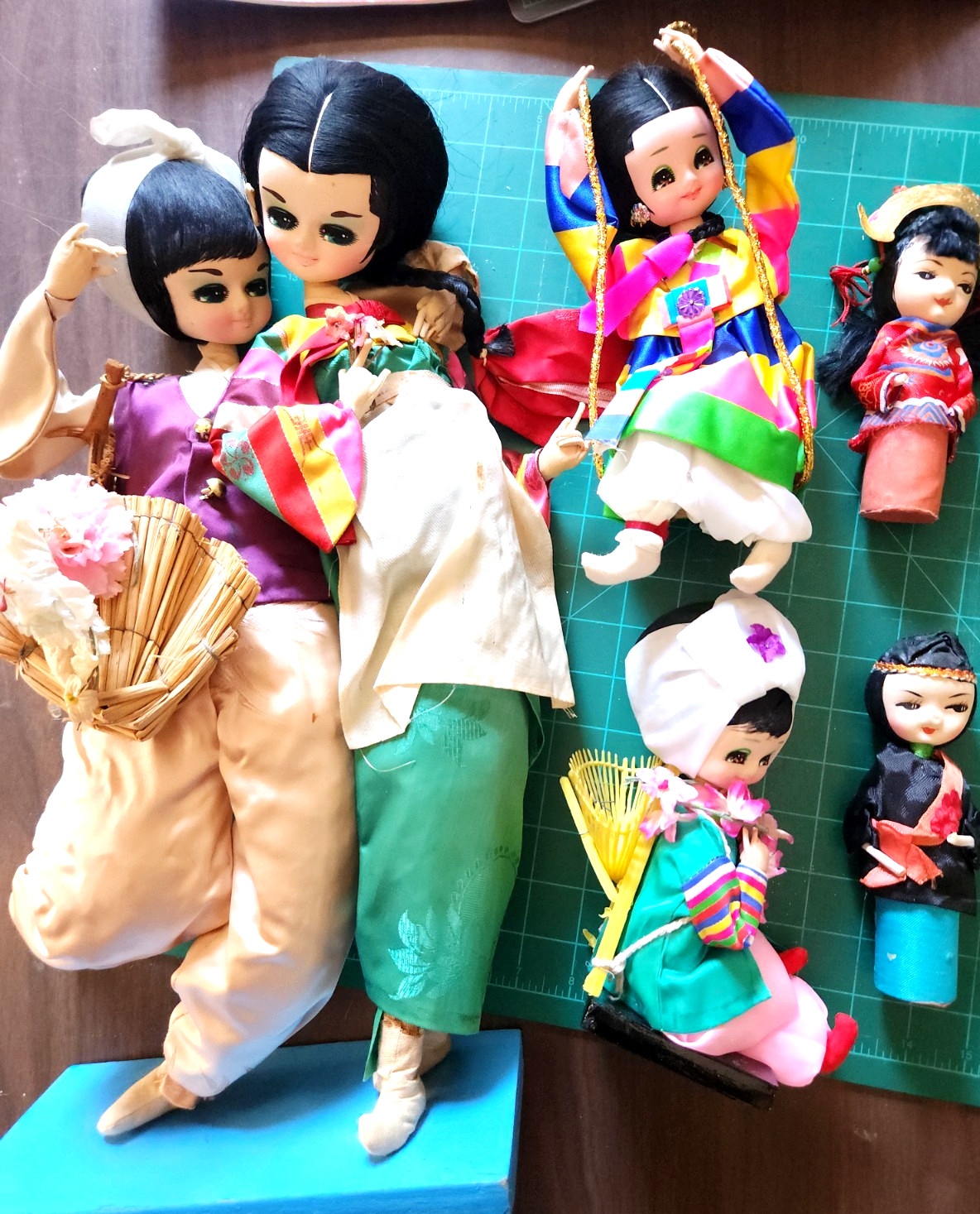 Korean Vintage 1960s Bradley Doll. Big Eyes Lot