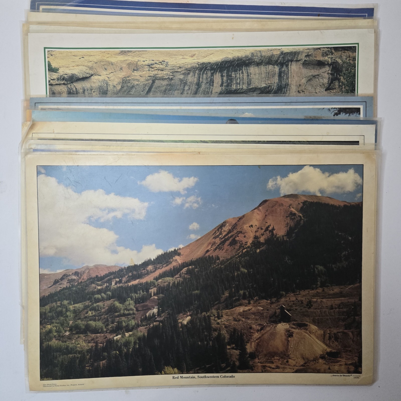 Vintage Lot 15 Color Laminated Placemats Petley Jerry Jacka Smith Southwestern Vintage Lot 15 Color Laminated Placemats Petley Jerry Jacka Smith Southwestern