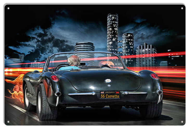 1956 CORVETTE CRUISIN THE CITY HWY 18\ 1956 CORVETTE CRUISIN THE CITY HWY 18\
