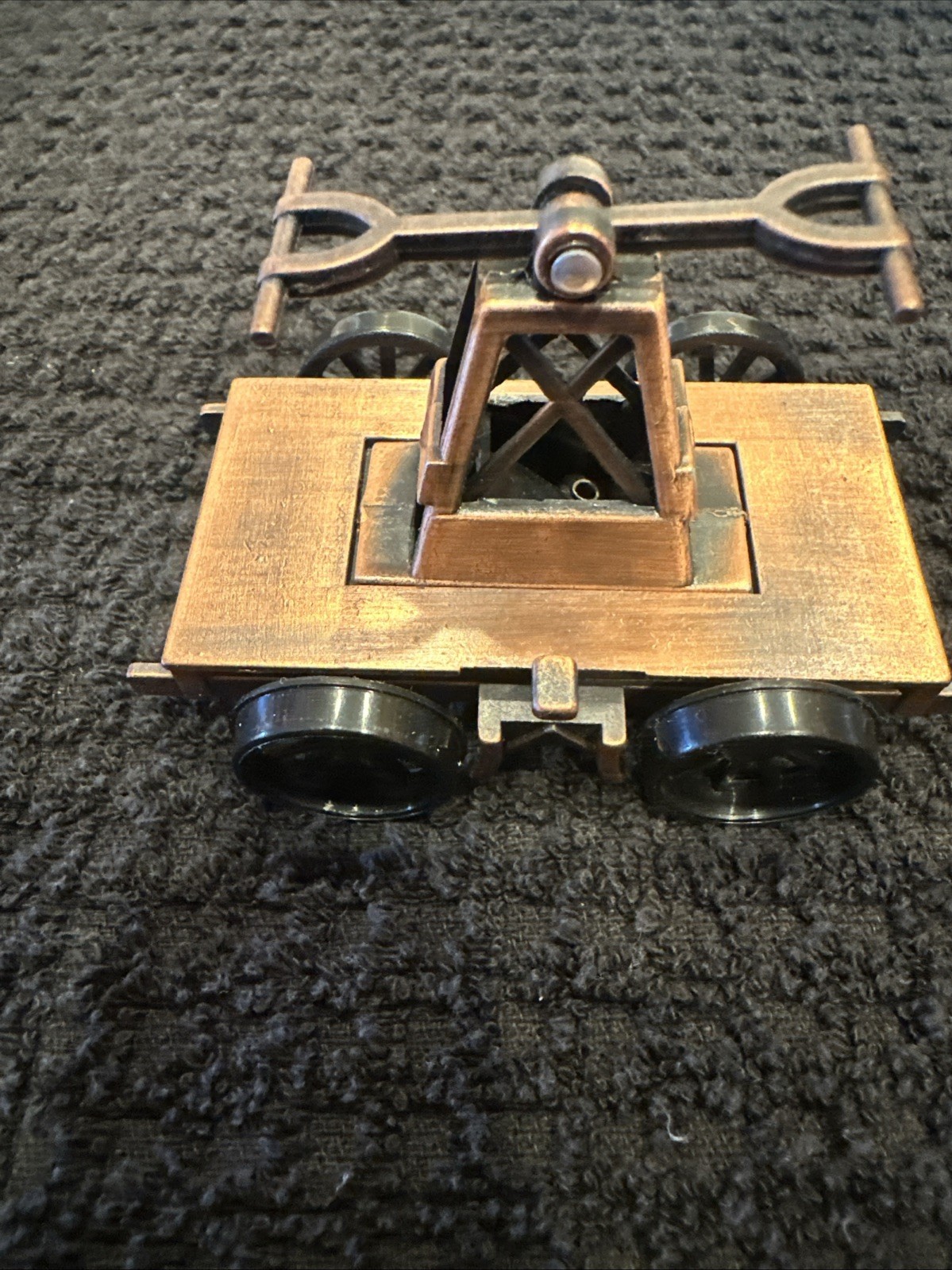 Railroad Hand Cart Die Cast Metal Collectible Pencil Sharpener Railroad Hand Cart Die Cast Metal Collectible Pencil Sharpener