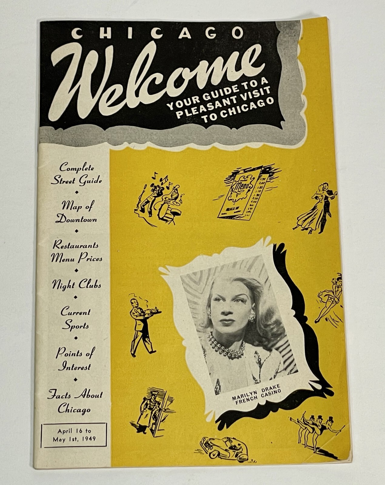 Vintage Chicago Tourist Guide - Your Guide to a Pleasant Visit to Chicago - 1949