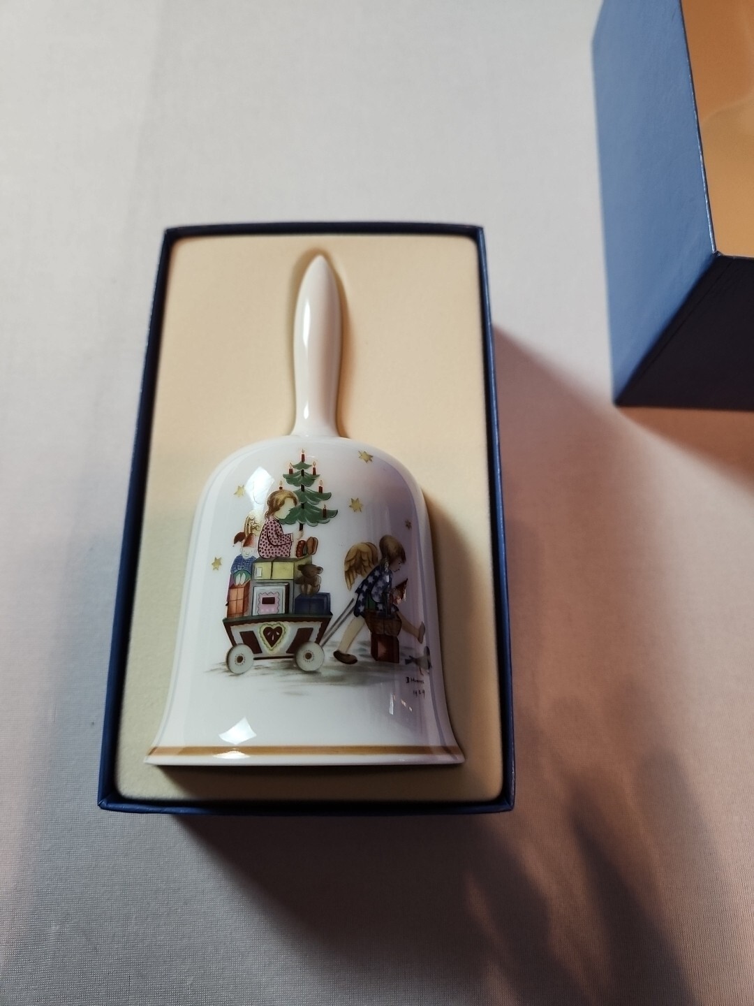Vintage Schmid 1980 'Parade Into Toyland' Christmas Bell by Sister Berta Hummell