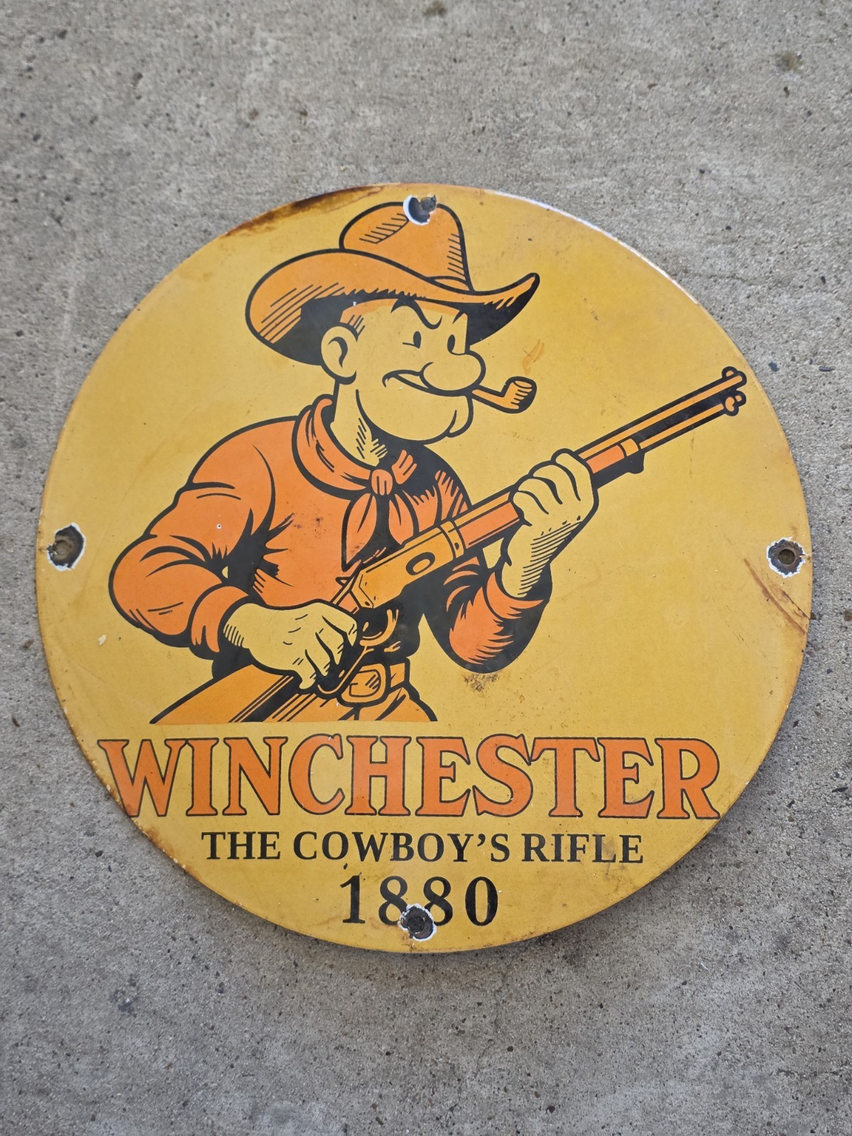 VINTAGE WINCHESTER THE COWBOY'S RIFLE 1880 12 VINTAGE WINCHESTER THE COWBOY'S RIFLE 1880 12