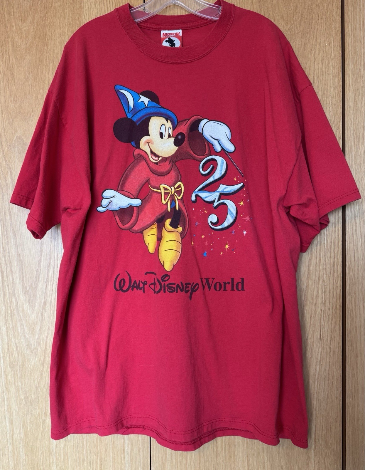 VTG 1996 Walt Disney World 25th Anniversary Fantasia Mickey Mouse T-Shirt 2XL VTG 1996 Walt Disney World 25th Anniversary Fantasia Mickey Mouse T-Shirt 2XL