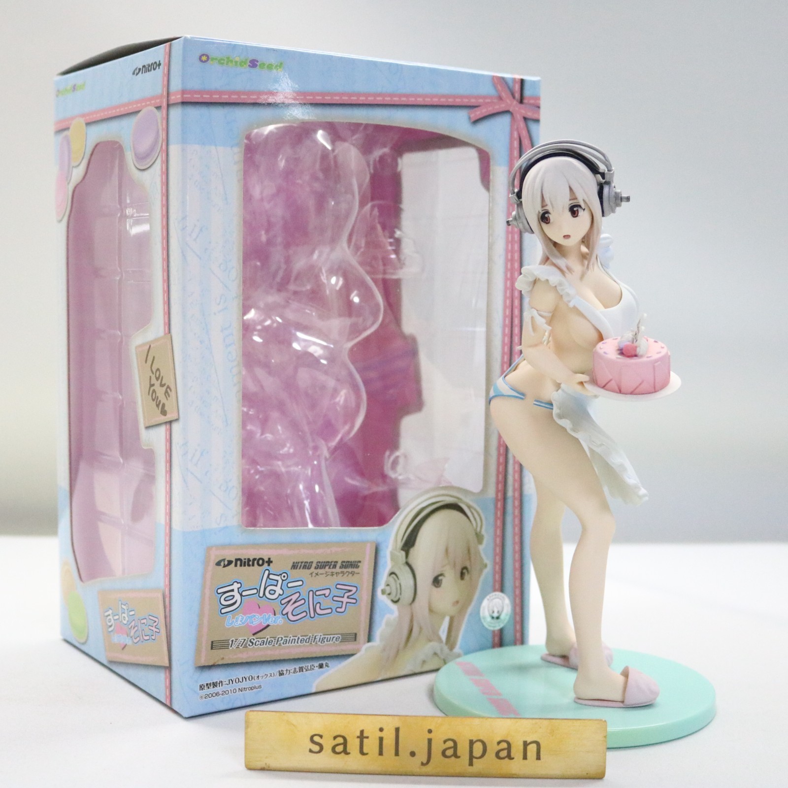 [USED] Orchid Seed Nitroplus Super Sonico Shimapan Ver. 1/7 Scale Figure