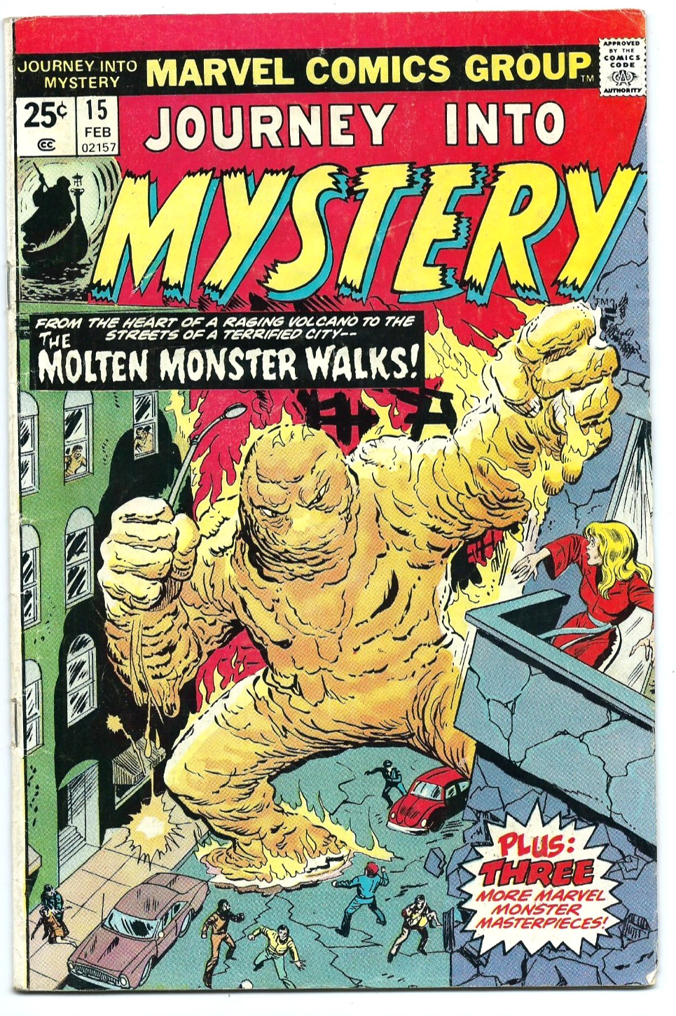 JOURNEY INTO MYSTERY #15 -- MARVEL COMICS -- FEB. 1975 -- KIRBY, LEE, DITKO JOURNEY INTO MYSTERY #15 -- MARVEL COMICS -- FEB. 1975 -- KIRBY, LEE, DITKO