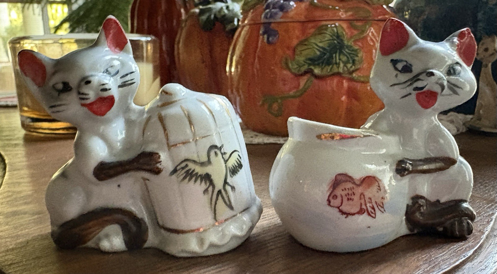 Vintage 50s Si and Am Disney Lady and the Tramp ? Ceramic Planters Vases Siamese Vintage 50s Si and Am Disney Lady and the Tramp ? Ceramic Planters Vases Siamese