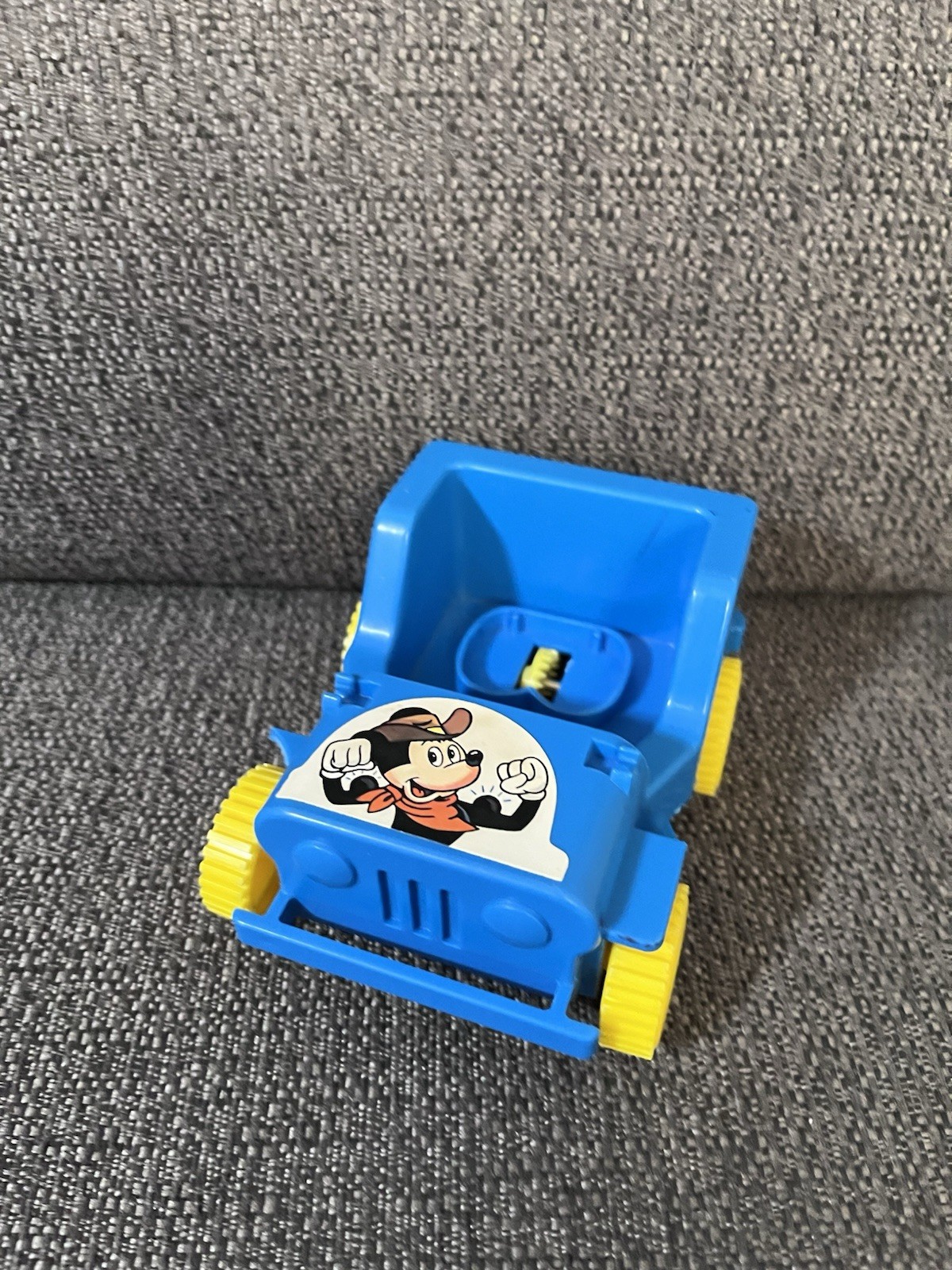 Vintage Walt Disney Mickey Mouse Power Ranch Toy Car 1977