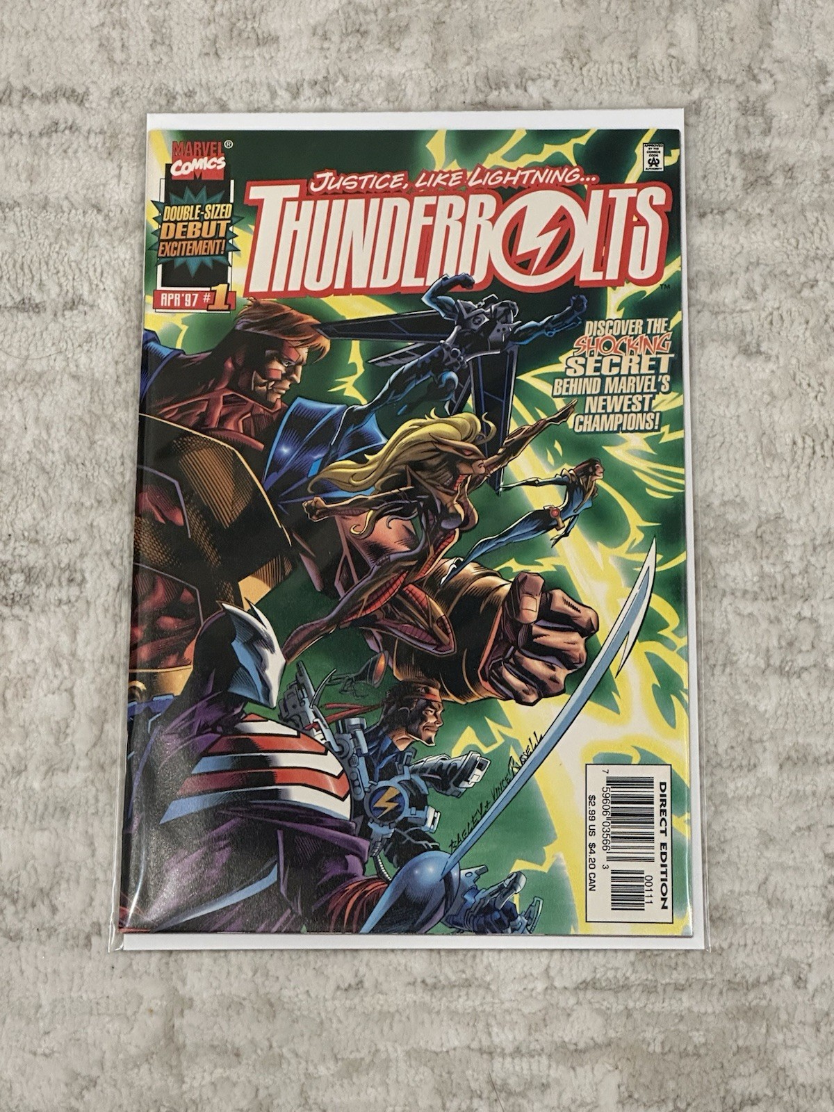 Thunderbolts #1 Marvel Comics April 1997 NM 1st Printing