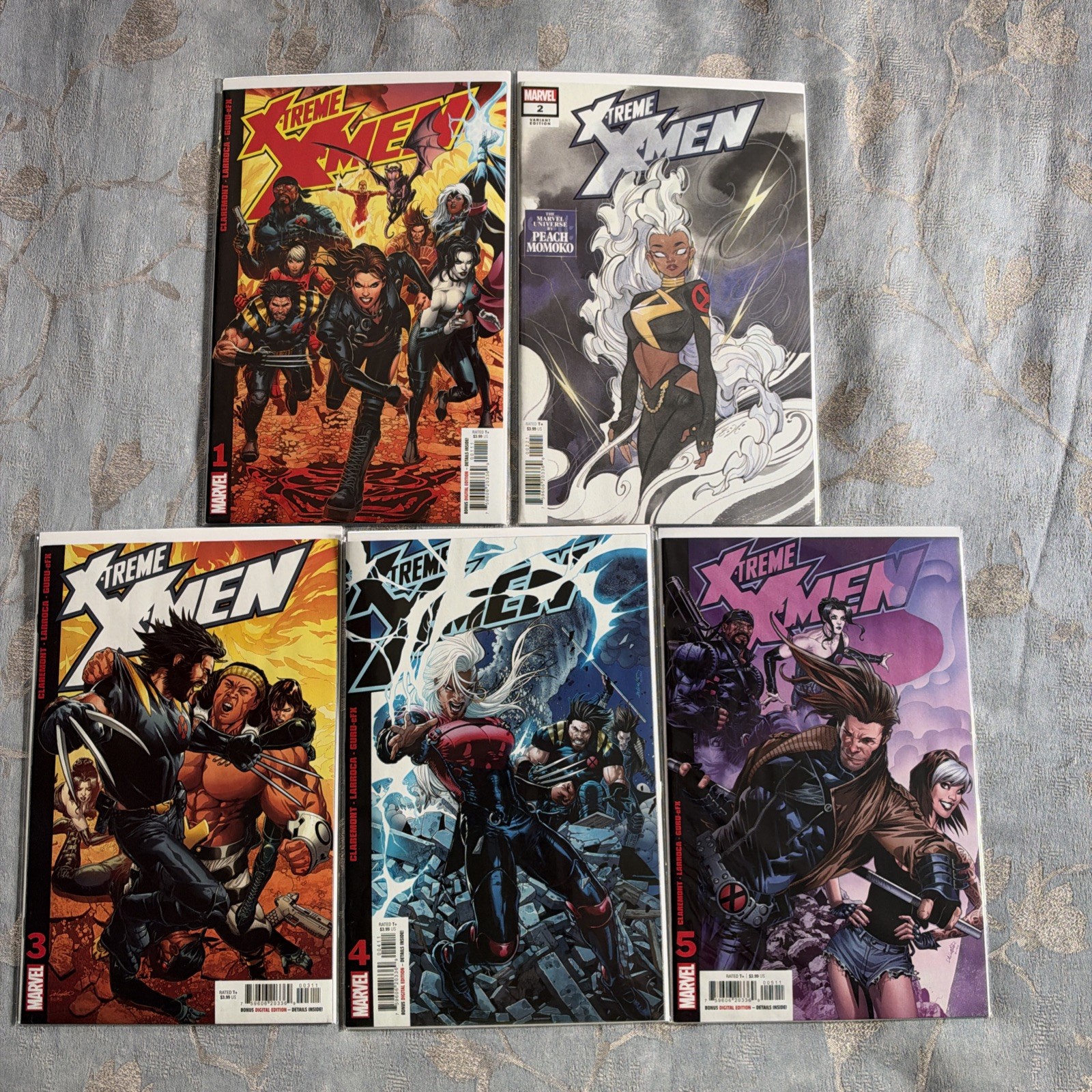 Marvel Comics X-TREME X-MEN #1-5 complete 2022 CLAREMONT & LARROCA Marvel Comics X-TREME X-MEN #1-5 complete 2022 CLAREMONT & LARROCA